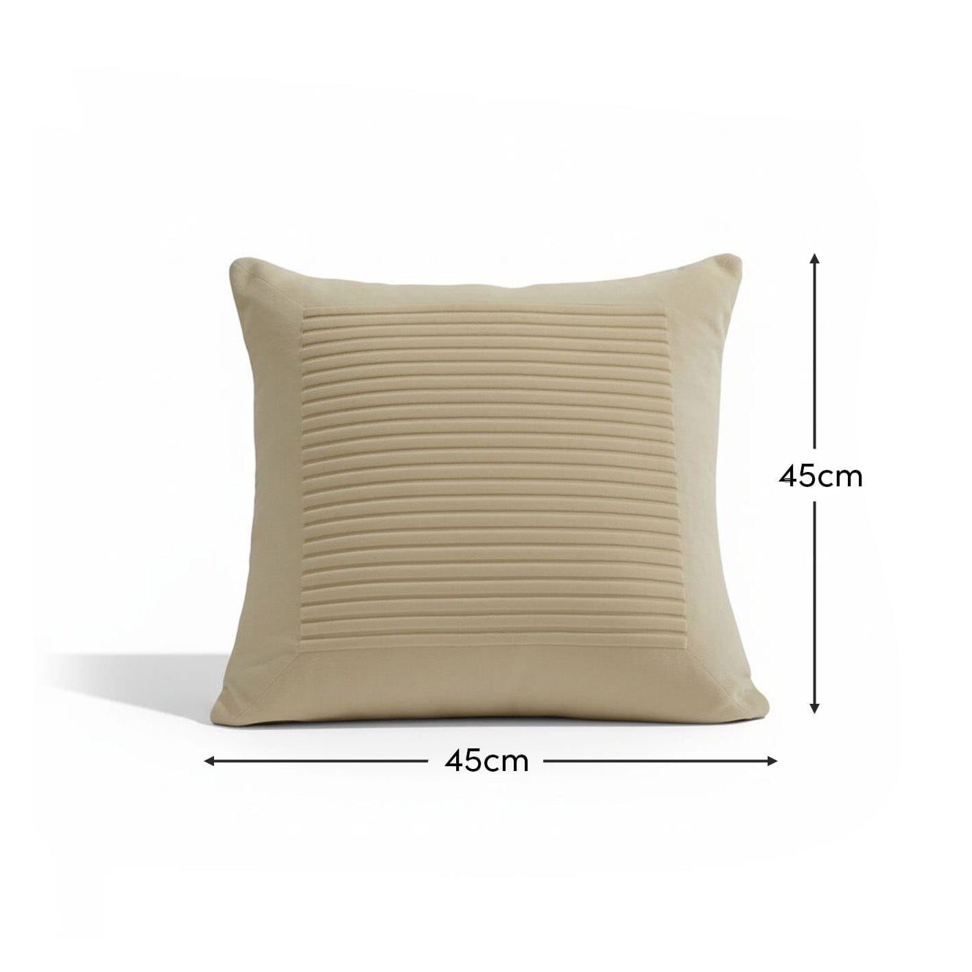 Hayes Clay Stripe Velvet Cushion Cover - 45x45cm