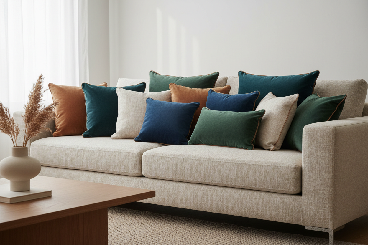 Velvet & Mixed Fabric Cushions