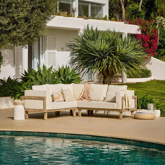 Akira Corner Sofa Cushion Covers - Linen