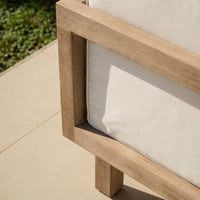 Akira 5 Seater Wooden Garden Set with Coffee and 2 Akira Side Tables