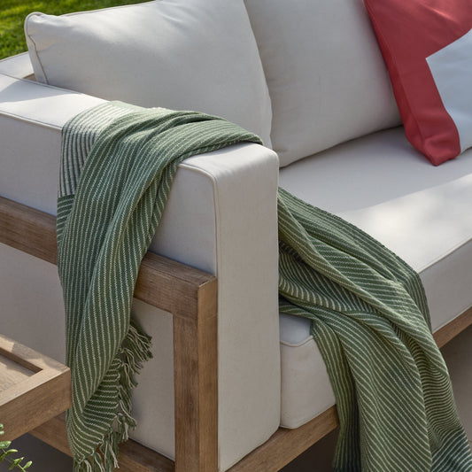 Akira 5 Seater Wooden Garden Set with Side Table and Coffee Table