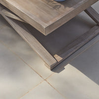 Akira 5 Seater Wooden Garden Set with Side Table and Coffee Table