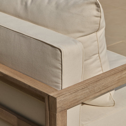 Akira Armchair Cushion Covers - Linen