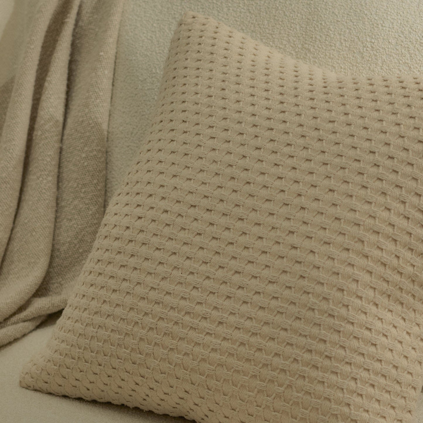Halford Natural Cotton Cushion Cover - 45x45cm