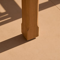 Harlyn 8 Seater Wooden Garden Dining Table - White Acacia