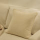 Hayes Clay Fringed Velvet Cushion Cover - 45x45cm