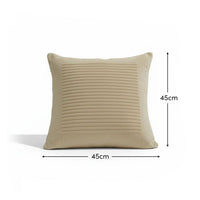 Hayes Clay Stripe Velvet Cushion Cover - 45x45cm