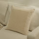 Hayes Clay Stripe Velvet Cushion Cover - 45x45cm