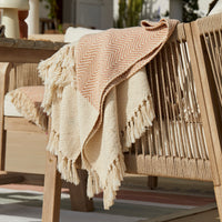 Shiro Wooden Garden Corner Dining Sofa Set with 2 Nala Sand Chairs