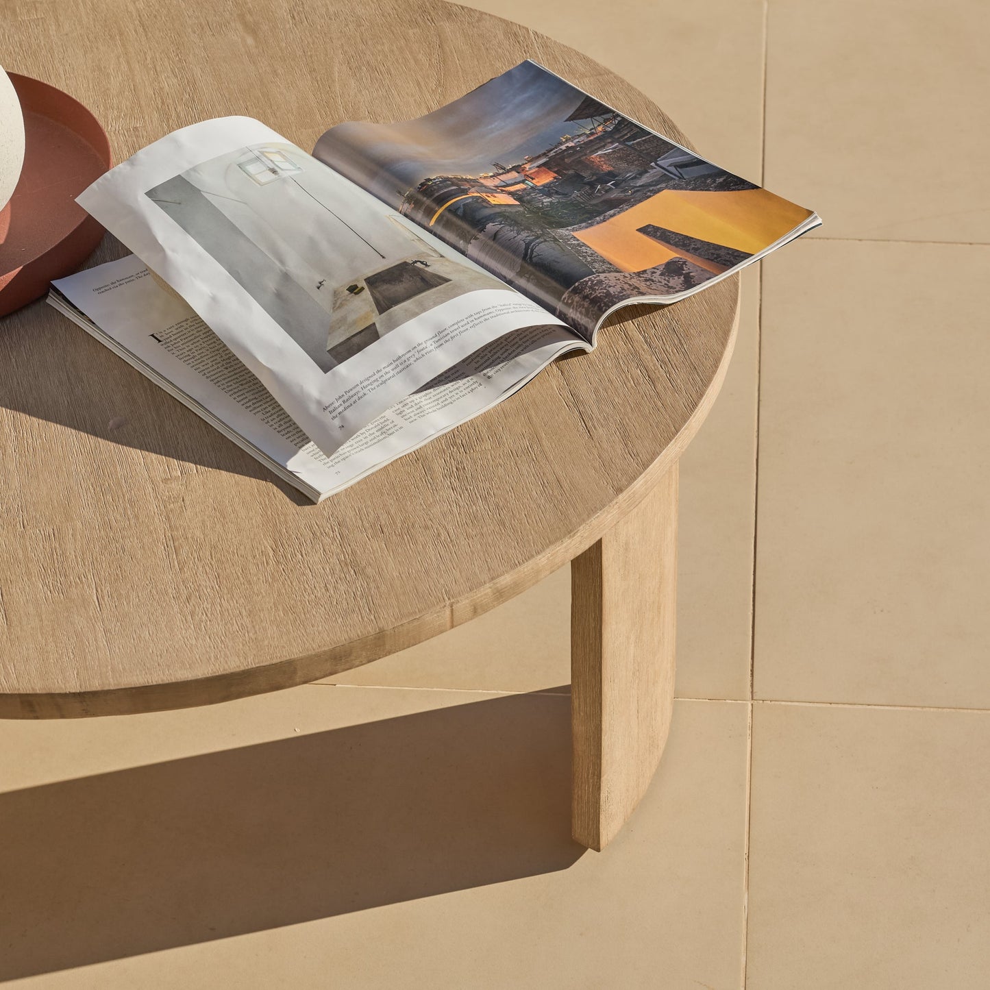 Mali 4 Seater Wooden Garden Sofa Set with Side Table and Coffee Table