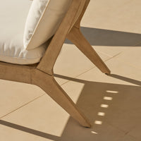 Mali 4 Seater Wooden Garden Sofa Set with Side Table and Coffee Table