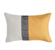 Selu Amber Yellow Striped Cushion Cover - 35x55cm