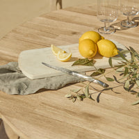 Willow Round Wooden Garden Table - Brushed Light Acacia