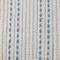 Elberton Horizon Blue Striped Cotton Cushion Cover - 45x45cm