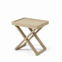 Akira 5 Seater Wooden Garden Set with Coffee and 2 Akira Side Tables