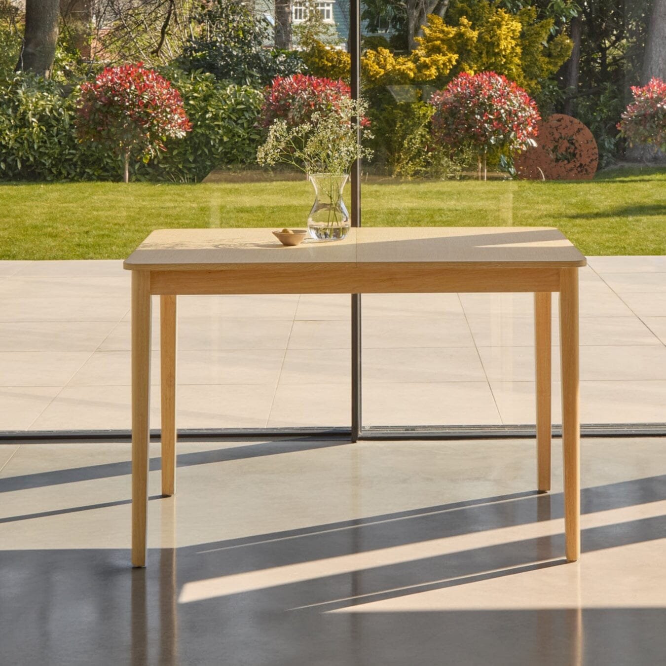 Paul Pale Oak Extending Dining Table
