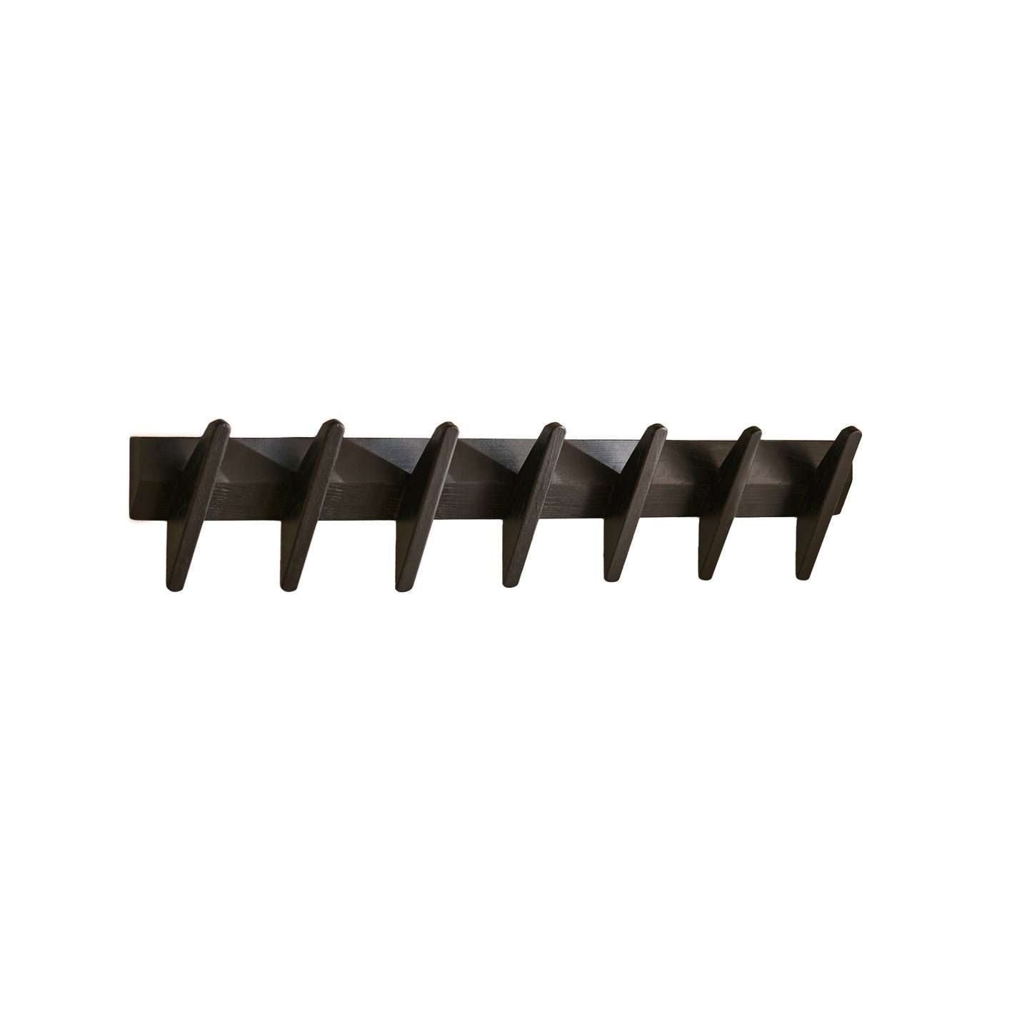 Roe Large Black Oak Coat Rack - Image 5