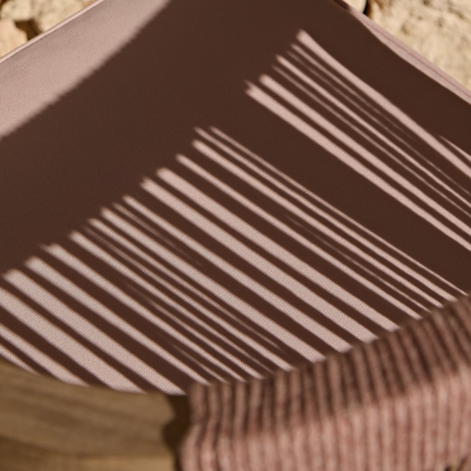 Shiro Wooden Garden Chairs - Set of 2 - Pink Rope - Image 5